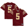 Image of Jameis Winston Florida State Seminoles Youth Alumni Game Jersey - Garnet 2019