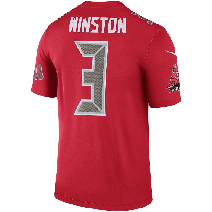 Jameis Winston Tampa Bay Buccaneers Color Rush Legend Jersey - Red 2019