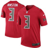 Image of Jameis Winston Tampa Bay Buccaneers Color Rush Legend Jersey - Red 2019