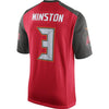 Image of Jameis Winston Tampa Bay Buccaneers Game Jersey - Red 2019