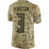 Image of Jameis Winston Tampa Bay Buccaneers Salute to Service Limited Jersey – Camo 2019