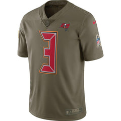 Jameis Winston Tampa Bay Buccaneers Salute to Service Limited Jersey - Olive 2019