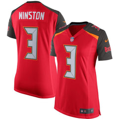 Jameis Winston Tampa Bay Buccaneers Women's 2015 Game Jersey - Red 2019