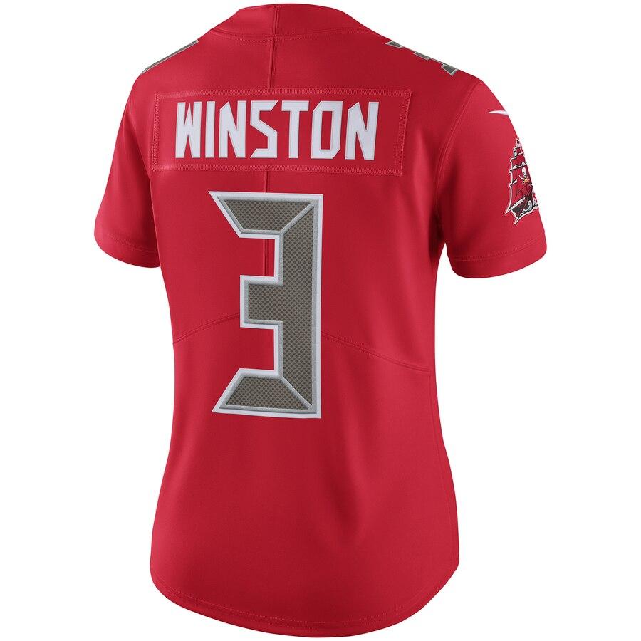 Jameis Winston Tampa Bay Buccaneers Women's Color Rush Limited Jersey - Red 2019