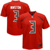 Image of Jameis Winston Tampa Bay Buccaneers Youth Color Rush Game Jersey - Red 2019