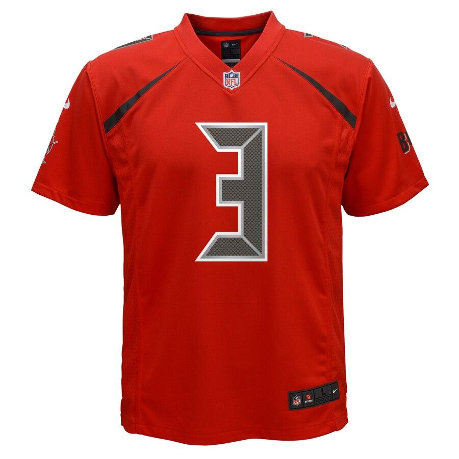 Jameis Winston Tampa Bay Buccaneers Youth Color Rush Game Jersey - Red 2019