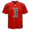 Image of Jameis Winston Tampa Bay Buccaneers Youth Color Rush Game Jersey - Red 2019