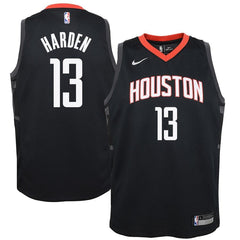 James Harden Houston Rockets Youth Swingman Jersey Black - Statement Edition 2019