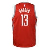Image of James Harden Houston Rockets Youth Swingman Jersey Red - Icon Edition 2019