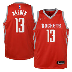 James Harden Houston Rockets Youth Swingman Jersey Red - Icon Edition 2019
