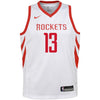 Image of James Harden Houston Rockets Youth Swingman Jersey - White - Icon Edition 2019