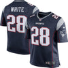 Image of James White New England Patriots Men's Game Jersey - Navy 2019