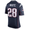 Image of James White New England Patriots Super Bowl LIII Bound Game Jersey – Navy 2019