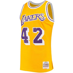James Worthy Los Angeles Lakers Mitchell & Ness Hardwood Classics Swingman Jersey - Gold 2019