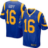 Image of Jared Goff Los Angeles Rams Game Player Jersey – Royal 2019
