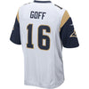 Image of Jared Goff Los Angeles Rams Game Player Jersey - White 2019