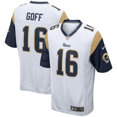 Jared Goff Los Angeles Rams Game Player Jersey - White 2019