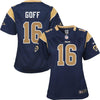 Image of Jared Goff Los Angeles Rams Girls Youth Game Jersey - Navy 2019