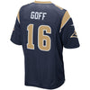 Image of Jared Goff Los Angeles Rams Player Game Jersey – Navy 2019