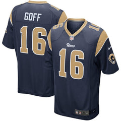 Jared Goff Los Angeles Rams Player Game Jersey – Navy 2019