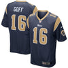 Image of Jared Goff Los Angeles Rams Player Game Jersey – Navy 2019