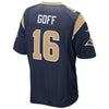 Image of Jared Goff Los Angeles Rams Super Bowl LIII Bound Game Jersey – Navy 2019