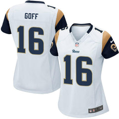 Jared Goff Los Angeles Rams Women's Game Jersey - White 2019