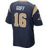 Image of Jared Goff Los Angeles Rams Youth Game Jersey - Navy 2019