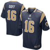 Image of Jared Goff Los Angeles Rams Youth Game Jersey - Navy 2019