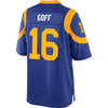 Image of Jared Goff Los Angeles Rams Youth Game Jersey - Royal 2019