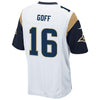 Image of Jared Goff Los Angeles Rams Youth Game Jersey - White 2019