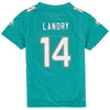 Image of Jarvis Landry Miami Dolphins Girls Youth Game Jersey - Aqua 2019