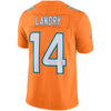 Image of Jarvis Landry Miami Dolphins Vapor Untouchable Color Rush Limited Player Jersey - Orange 2019