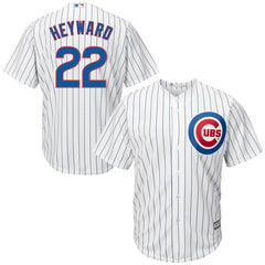 Jason Heyward Chicago Cubs Majestic Official Cool Base Player Jersey - White 2019