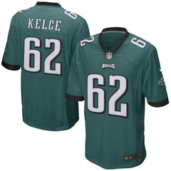 Jason Kelce Philadelphia Eagles Game Jersey - Midnight Green 2019