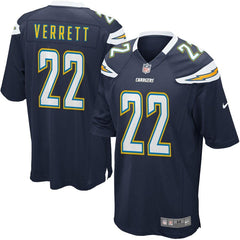 Jason Verrett Los Angeles Chargers Game Jersey - Navy Blue 2019