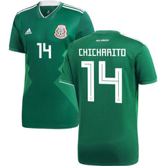 Javier Hernandez Mexico National Team Youth Home Replica Jersey - Green 2019