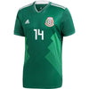 Image of Javier Hernandez Mexico National Team Youth Home Replica Jersey - Green 2019