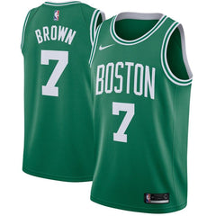 Jaylen Brown Boston Celtics Swingman Jersey Green - Icon Edition 2019