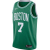 Image of Jaylen Brown Boston Celtics Swingman Jersey Green - Icon Edition 2019