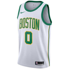 Jayson Tatum Boston Celtics City Edition Swingman Jersey – White 2019