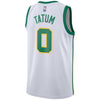 Image of Jayson Tatum Boston Celtics City Edition Swingman Jersey – White 2019