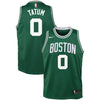 Image of Jayson Tatum Boston Celtics Youth Swingman Jersey Green - Icon Edition 2019