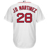 Image of JD Martinez Boston Red Sox Majestic Official Cool Base Player Jersey – White 2019