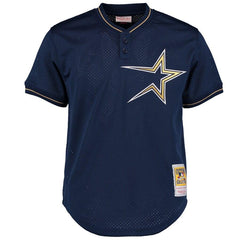 Jeff Bagwell Houston Astros Mitchell & Ness Cooperstown 1997 Mesh Batting Practice Jersey - Navy 2019