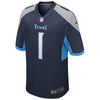 Image of Jeffery Simmons Tennessee Titans 2019 NFL Draft First Round Pick Game Jersey – Navy 2019