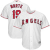 Image of Jefry Marté Los Angeles Angels Majestic Home Cool Base Replica Player Jersey - White 2019