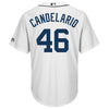 Image of Jeimer Candelario Detroit Tigers Majestic Home Cool Base Player Jersey - White 2019