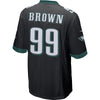 Image of Jerome Brown Philadelphia Eagles Retired Player Game Jersey - Black 2019