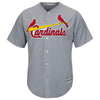 Image of Jhonny Peralta St. Louis Cardinals Majestic Official Cool Base Player Jersey - Gray 2019